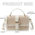 thumbnail image 7 of LinYooLi Straw Clutch Purse Women Crossbody Bag Summer Beach Shoulder Bags Vintage Rattan Woven Small Handbag, 7 of 7