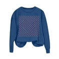 thumbnail image 3 of Erwazi Valentines Sweatshirts for Women Heart Graphic Pullover Crewneck Long Sleeve Tops, 3 of 5