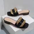thumbnail image 4 of LEEy-World Chaussures pour Femmes Sandales Ouvertes Confortables à Bride Réglable Décontractées à Enfiler, 4 of 5
