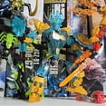 thumbnail image 2 of New Bionicle Creature Master of the Golden Mask Building Blocks Fire Uniter Tahu Combined Robot Mech Bricks Toys For Boys Gifts, 2 of 9