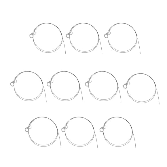 10 alambres para cortar jabón, cuerdas para rebanar, piezas para máquina cortadora de jabón de 17,7 pulgadas de largo, alambres de acero para cortar j