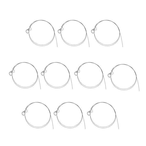 10 alambres para cortar jabón, cuerdas para rebanar, piezas para máquina cortadora de jabón de 17,7 pulgadas de largo, alambres de acero para cortar j
