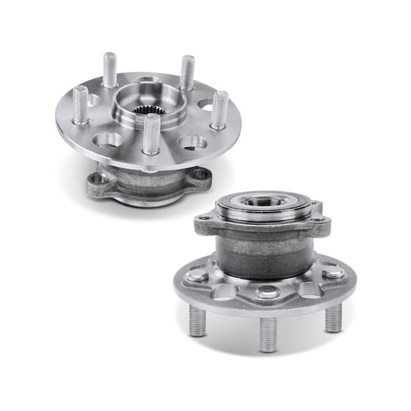Rear Wheel Hub Assembly Set 2 - Compatible with 2019 - 2021 Toyota RAV4 2.5L 4-Cylinder - Autopart Premium