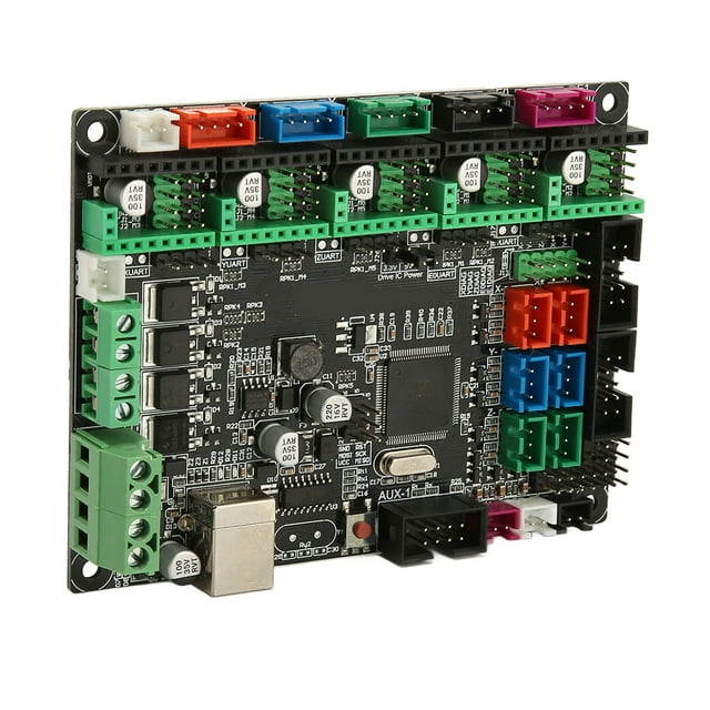MKS Motherboard, 3D Printer Control Board Practical DC12V To DC24V Connect LCD Display PCB Material for LCD12864 for TFT24