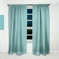 thumbnail image 2 of Designart 'Abstract Retro Pattern Design X' Mid-Century Modern Curtain Panel, 2 of 5