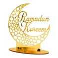 thumbnail image 2 of Pompotops Clearance Sales Eid Acrylic Home Ornament, Mubarak Decoration Ramadan Decoration Eid Mubarak Islamic Pendant Eid Al Adha Party Supplies Ramadan Kareem Gift, 2 of 5