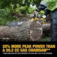 thumbnail image 4 of DeWalt 60V MAX* Brushless Cordless 20 in. Chainsaw (Tool Only), 4 of 6