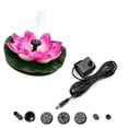 thumbnail image 2 of weibbin Solar Floating Outdoor Water Feature Garden Pond Water Feature Leaf Flower Combination, 2 of 6