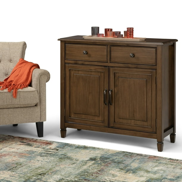 WyndenHall Hampshire Solid Wood Traditional Entryway Storage