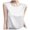White, variant on Tank Top for Women Satin, Summer Comfy 2026 Casual Loose Lightweight Sleeveless Shirts, Navy 2XL