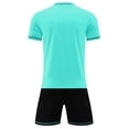 thumbnail image 4 of NAISIBABY Boys Shorts Sets 2-Piece, Performance T-Shirt and Shorts Quick Dry Breathable Basketball Running Athletic Outfits Green Size 6, 4 of 4
