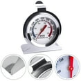 thumbnail image 3 of GJX 2026 New Stainless Steel Oven Thermometer 50-300°C 100-600°F - Convenient,Practical for Baking,Roasting,Grilling,Kitchen,Cooking,Oven,Meat,Pastries,Candy,Home Use, 3 of 6