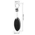 thumbnail image 2 of Uxcell Floating Keychain Buoyant Keyrings Marine Key Holder for Kayaking, Black 2 Pack, 2 of 5
