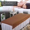 thumbnail image 4 of Wosthever Hojas de lino durables de Brown de la cubierta protectora de la de masaje con la absorción de humedad excelente Juegos de cama Blanco, 4 of 6
