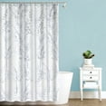 thumbnail image 3 of Splash Home Yin Polyester Fabric Grey Shower Curtain, 70"x72", 3 of 3
