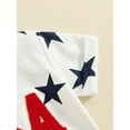 thumbnail image 4 of AceBaby Toddler Baby Boys 4th of July Shorts Set 3M-5T Embroidery Letters T-shirt and Shorts Summer Outfit for Independece Day, 4 of 10