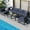Denim Blue, variant on RADIATA 8 Pieces Large Outdoor Aluminum Furniture Set with Tables Patio Seating Conversation Set Grey Aluminum Modern Patio Sofa Sectional