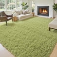 thumbnail image 2 of 8x10 Area Rugs for Bedroom Living Room, Large Area Rug Shag Carpet Soft Plush Furry Bedside Rug, Machine Washable Area Rugs for Kids Home Decor(8 x 10, Grass Green), 2 of 14
