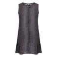 thumbnail image 6 of YueHuiYing Women's Summer Casual Fashion Free-Size Printed Dress Side-Pleated Round Neck Sleeveless Dress, 6 of 7