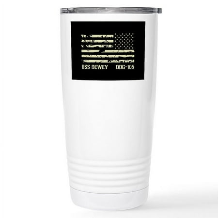 

CafePress - USS Dewey 16 Oz Stainless Steel Travel Mug - Insulated Stainless Steel Travel Tumbler 20 oz.
