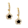 thumbnail image 3 of Collar con dije de trebol onix chapa de oro 18k, 3 of 5