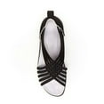 thumbnail image 4 of LoyisViDion Womens Sandals Clearance Sandals Women'S Low-Top Breathable Fish Mouth Shoes Roman Women'S Sandals Black 6.5(38), 4 of 9