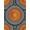 Gray Burnt Orange, Pattern 1, variant on ODIKA 8'x10' Washable Area Rug Wood Grain Rustic Nature With Earthy Annual Rings Tree Stump Refined Structured for Living Room, Under Sectional, Family , Durable, Non-Slip