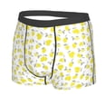 thumbnail image 2 of Daiia Yellow Lemon Leaves Men's Underwear Boxer Briefs, Cotton Stretch Moisture-Wicking Underwear-XX-Large, 2 of 9