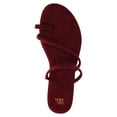 thumbnail image 4 of Time and Tru Women's Faux Suede Barely There Toe Loop Sandals, 4 of 7