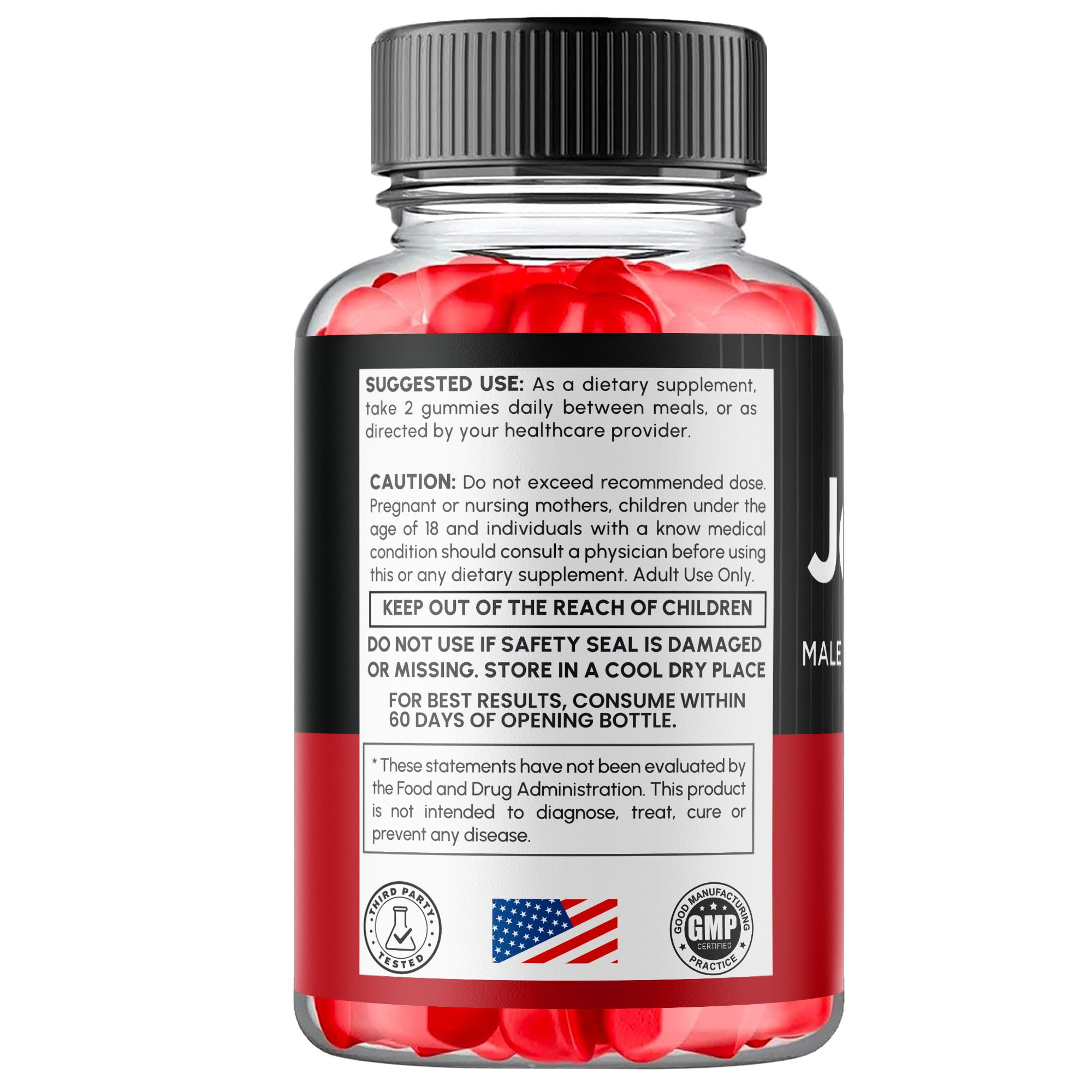 Jellyforce Gummies Advanced Formula All Natural Vitamin Supplement Jelly Force 60 Gummies