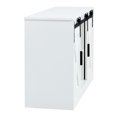 thumbnail image 4 of Spacious White Wooden Cabinet For - Keeps Organized Large With Open Storage Versatile Furniture, 4 of 6