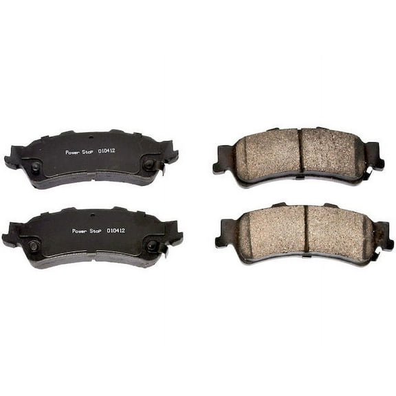 Rear Brake Pad Set - Compatible with 1999 - 2007 Chevy Silverado 1500 2000 2001 2002 2003 2004 2005 2006