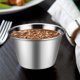 thumbnail image 3 of Juego de tazas de salsa de acero inoxidable, pequeños cuencos para condimentos para mojar, aderezar, sazonar, resistentes a la oxidación, mini platos para servir para la cocina, la mesa del comedor o, 3 of 5