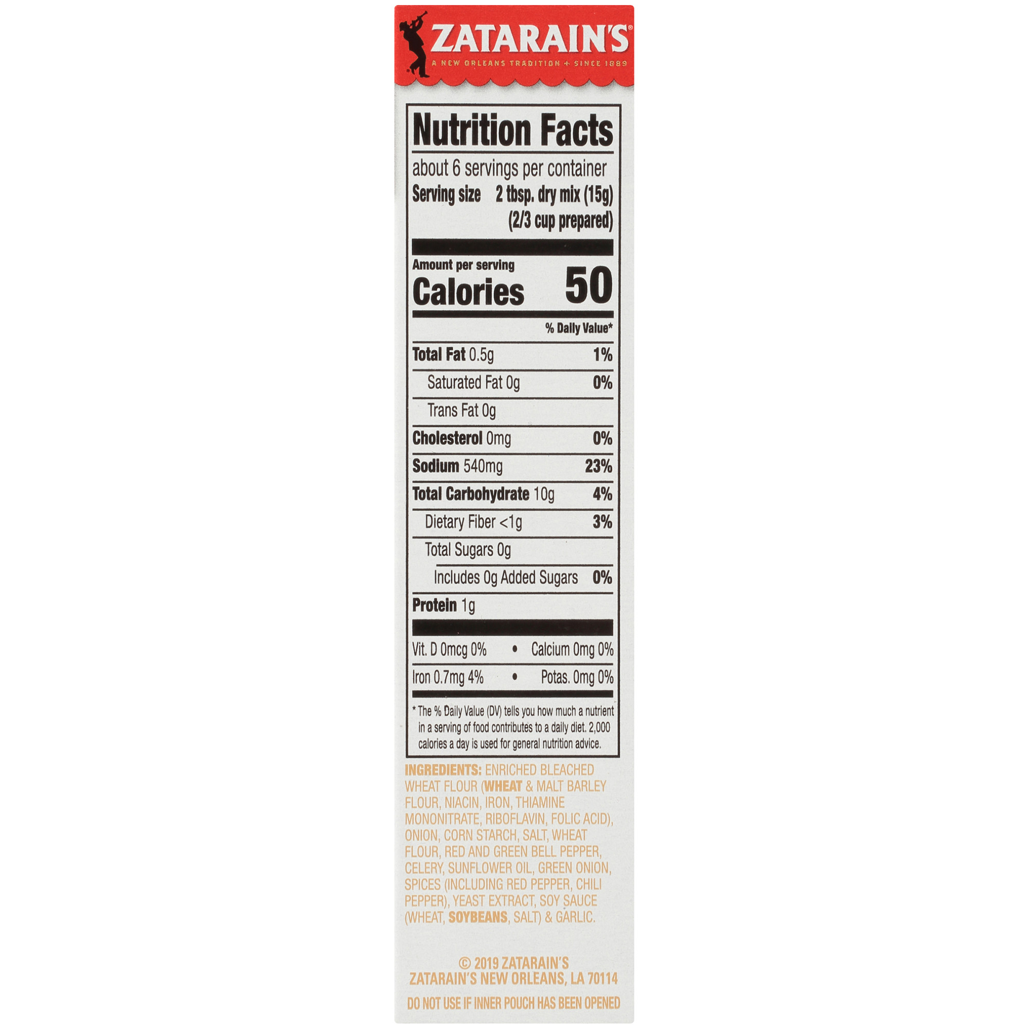 Zatarain's Etouffee Base, 3.2 oz - Walmart.com