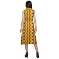 thumbnail image 4 of Moomaya Printed Button Down Sleeveless Kurti Dress With Pocket Casual Work Shirt, 4 of 4