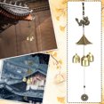thumbnail image 2 of LHWEN Antique Metal Dragon Bronze Wind Chime Pendant Home Decoration Unique Design Relaxing Melodies Premium Material Indoor Outdoor Use Garden Patio Living Room Bedroom Gift for Birthdays Weddings, 2 of 8