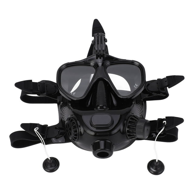 Scuba Face Goggle, 180 Panoramic View Full Face Diving Goggle with Camera Mount for Diving