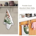 thumbnail image 2 of Watercolor Gingerbread in Mug Hand Towels 2 PCS, Merry Christmas Kitchen Towel Ultra Soft and Highly Absorbent,Decorative Fingertip Face Towel for Bathroom Hotel, 28.3"x14.4", 2 of 5