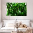 thumbnail image 2 of Elephant Stock Palm Tree Forest Wall Art - Horizontal Canvas Wall Art - Hallway Wall Decor - Nature Canvas - Green And Brown Decor - 48" x 32", 2 of 4