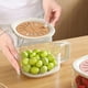 thumbnail image 1 of Cesta de Lavado Expandible, Diseño Plegable 2 En 1, Deshidratación y Filtración Engrosadas, Ahorra Espacio, Fácil de Usar, Ideal para La Preparación En La Cocina, Material Plastico, Tamaño 9.84X3.14, 1 of 7