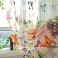 thumbnail image 5 of Cortina Cortina Mariposa Vivero Sala Ventana Cortina Decoración, 5 of 5