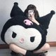 thumbnail image 4 of Sanrio-muñeco de peluche Kawaii de tamaño Extra grande, My Melody Purple Kuromi, sofá de dibujos animados, almohada suave, juguetes para niños, regalos de Navidad para niñas, 4 of 4