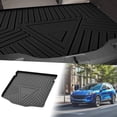 thumbnail image 1 of Unique Bargains Flat Face Cargo Liner Rear Trunk Mat Trunk Cargo Luggage Boot Tray Mat Stripes and Triangles Pattern for Ford Escape 2020-2024 Anti-Slip, 1 of 7