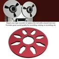 thumbnail image 4 of 1/4 10.5 Inch Empty Take Up Reel to Reel for ,Professional 8 Hole Empty Tape Reel, Aluminum Alloy Universal Opening Machine Part Sound Tape Takeup Reel for NAB Recording, 4 of 7