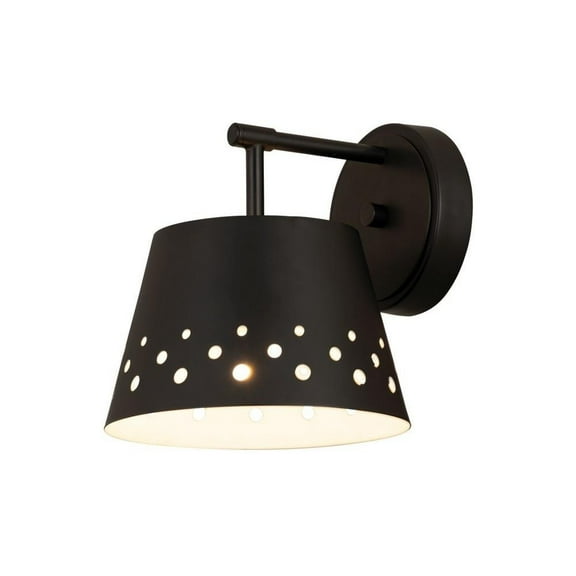 1 Light Wall Sconce-Matte Black Finish Bailey Street Home 372-Bel-4529466