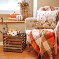 thumbnail image 5 of Fall Pillow Covers 18x18 inch Set of 2 Fall Decoration Varity Flower Leaves decor White Autumn Outdoor Pillow Cover Thanksgiving Decoration for Home Couch 119D, 5 of 6