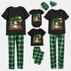 thumbnail image 2 of Pijamas familiares navideños a juego, conjuntos de pijamas negros de muñeco de nieve, Navidad en julio, 2 of 3
