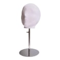 thumbnail image 2 of HILABEE Tête de Mannequin Modèle Présentoir à Chapeaux pour Lunettes Centre Commercial base argent, 2 of 9