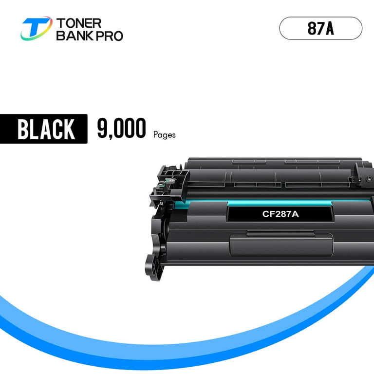 その他 hp - HP CF287A BK 9000 CF287A - Compatible HP 87A Black Toner Cartridge - With Chip