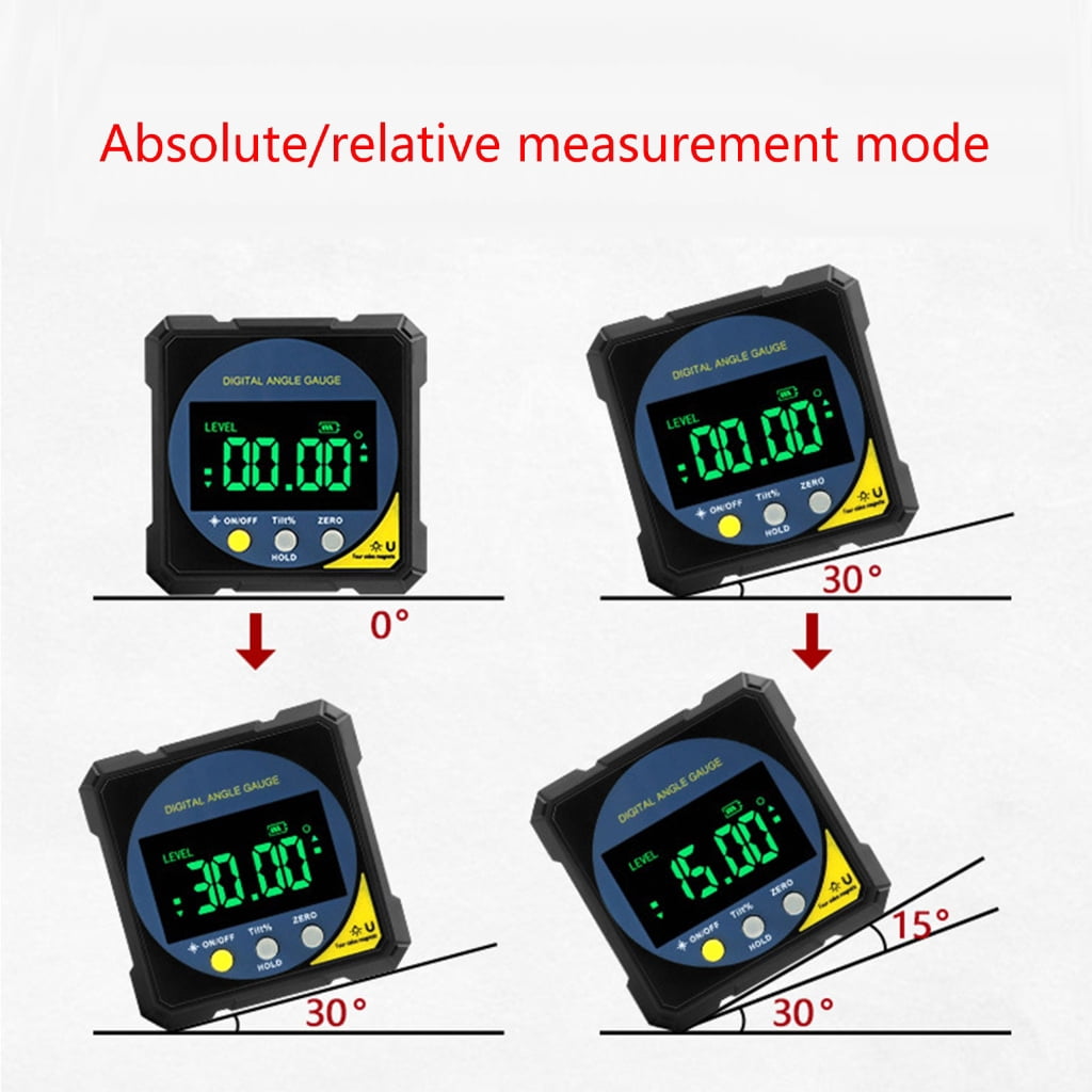 lanema Measuring Digital Inclinometer Magnetic InclinatorsUniversal Protractor Dipmeter